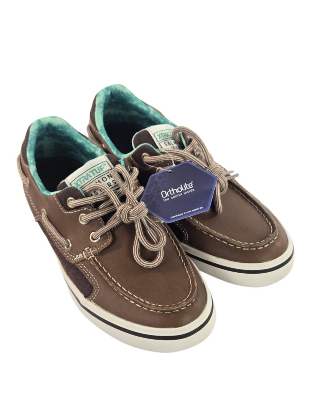 Xtratuf Womens Deck Boat Shoes Finatic II Salmon Sisters Ortholite Size 6 W